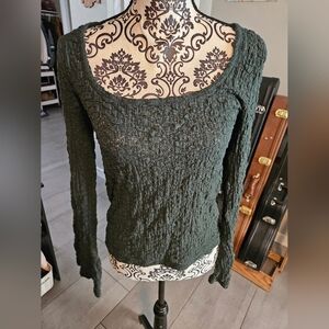 Old Navy Forest Green Knit Top